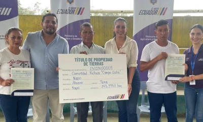 400 habitantes de la zona serán beneficiados / Foto: cortesía MAG