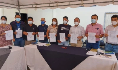 Petroecuador firma convenio con comuna kichwa El Edén en Orellana / Foto cortesía Petroecuador