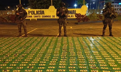 Durante el operativo, fueron detenidos el conductor del vehículo y su acompañante / Foto: cortesía Policía Nacional