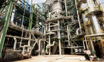 El sismo del 25 de abril provocó daños en la Refinería de Esmeraldas / Foto: cortesía Petroecuador