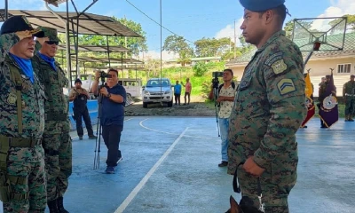 Los 8 canes participarán en operaciones en las principales vías de la troncal amazónica/ Foto: cortesía Fuerzas Armadas