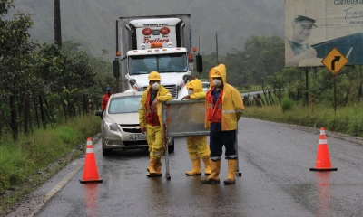 Erosión del río Coca afecta a la carretera Quito-Lago Agrio  / Foto: El Oriente