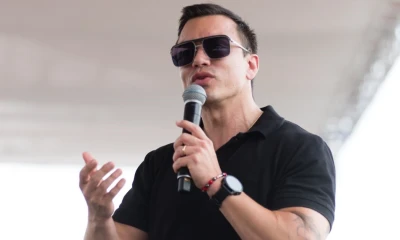 El presidente Daniel Noboa continúa recorriendo las zonas afectadas por las lluvias / Foto: cortesía Presidencia