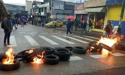 Las protestas se desarrollaron de manera pacífica y se prologaron durante unas dos horas / Foto: cortesía 
