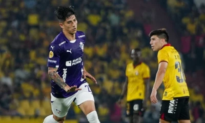 El chileno Fernando Cornejo anotó el gol del triunfo ante Barcelona / Foto: cortesía Liga de Quito