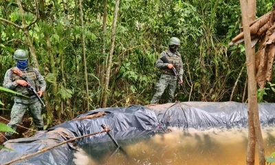 Soldados descubrieron conexiones clandestinas en el SOTE y una piscina artesanal / Foto: cortesía Fuerzas Armadas