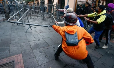 La movilización partió desde la Universidad Central del Ecuador / Foto: EFE 