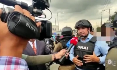 El atentado fue cometido cuando los tres guardias se encontraban almorzando frente a la Penitenciaría del Litoral / Foto: cortesía SNAI