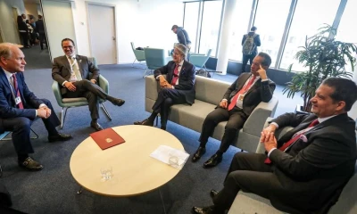 El acuerdo lo firmaron el alto representante de la UE para Asuntos Exteriores, Josep Borrell, y el Canciller, Gustavo Manrique, en presencia del presidente Guillermo Lasso / Foto: cortesía Presidencia