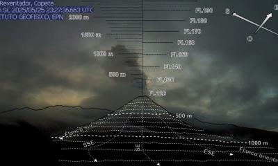 El centro de monitoreo Washington VAAC reportó pequeñas exhalaciones con trazas de gas y ceniza / Foto: cortesía Instituto Geofísico