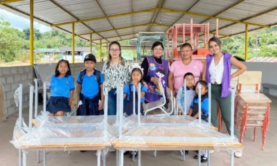 Unidades educativas de Archidona, Carlos Julio Arosemena Tola y Tena recibieron los recursos / Foto: cortesía Ministerio de Educación