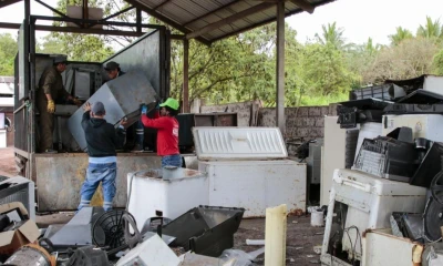 Una gran parte de esos desechos serán procesados en Guayaquil / Foto: EFE