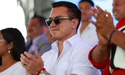 Noboa tampoco pidió licencia para la primera vuelta electoral / Foto: EFE