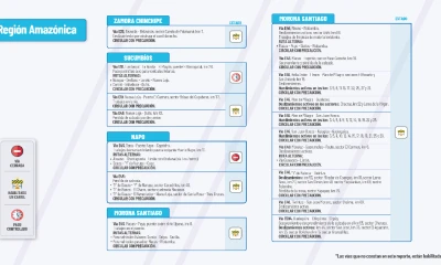  El Ministerio de Obras Públicas informa el estado de las vías de la Amazonía / Foto: cortesía MTOP 