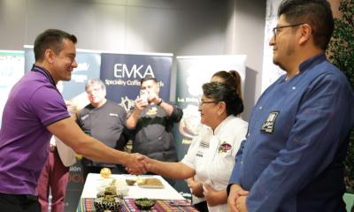 El presidente Daniel Noboa conversó con los emprendedores ecuatorianos en Madrid / Foto: cortesía Presidencia