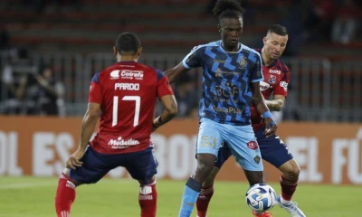El Nacional perdió anoche 1-2 ante el Deportivo Independiente Medellín en el partido de revancha de la segunda fase de la Copa Libertadores de América / Foto: EFE