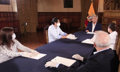  El presidente de la República, Lenín Moreno, confirmó el beneplácito de los tenedores de bonos para postergar el pago de los intereses. Foto: Revista Vistazo