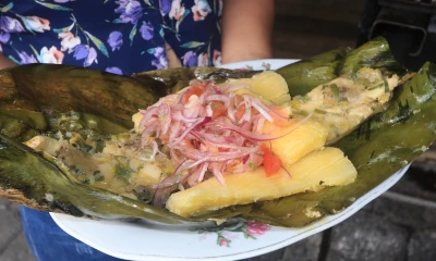 Ayampaco, el plato prehispánico de los shuar / Foto El Oriente