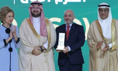 La ceremonia se celebró en Riad, Arabia Saudita / Foto: cortesía MAATE