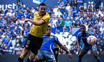 El uruguayo Octavio Rivero anotó el primer gol de Barcelona / Foto: cortesía Barcelona