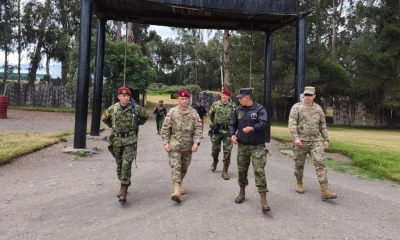 La actividad se desarrolló en una base de las Fuerzas Armadas ubicada en la provincia de Cotopaxi / Foto: cortesía FF.AA.