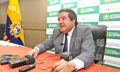 ACTIVIDAD. El gobernador informó sobre la visita del vicepresidente a Zamora Chinchipe. Foto: La Hora