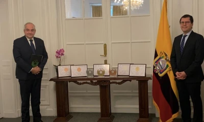 Empresas ecuatorianas son premiadas en Francia por su chocolate / Foto Cancillería 