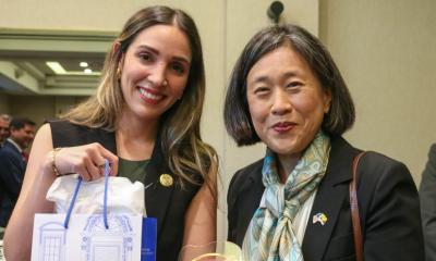 Sonsoles García dialogó con Katherine Tai, representante comercial de Estados Unidos / Foto: cortesía Ministerio de Producción