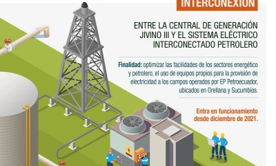 Petroecuador y CELEC concluyen la interconexión entre la central Jivino III y el sistema eléctrico interconectado petrolero / Foto: cortesía Petroecuador
