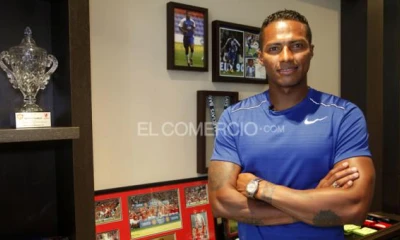Antonio Valencia, futbolista de Liga de Quito. Foto: Archivo / EL COMERCIO