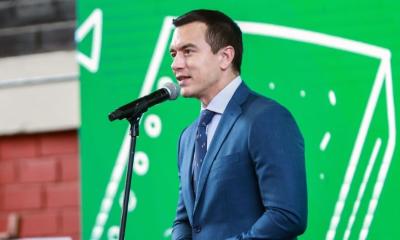 Daniel Noboa inauguró ayer el inicio de clases en la Amazonía y en la Sierra / Foto: cortesía Presidencia