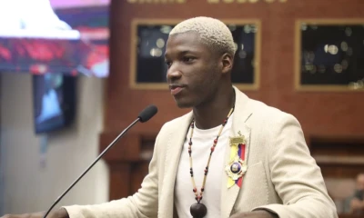 Moisés Caicedo fue homenajeado en la Asamblea Nacional / Foto: cortesía Asamblea Nacional