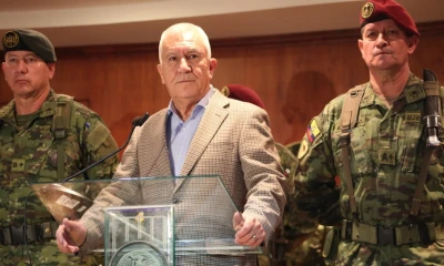 Luis Lara alerta: "la democracia en Ecuador está en serio riesgo" / Foto: Cortesía Ministerio de Defensa