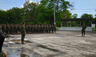 Noboa hizo así referencia a la propuesta de la candidata correísta a la Presidencia, Luisa González / Foto: cortesía Ejército 