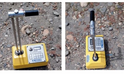 El densímetro nuclear pertenece a la empresa Geosuelos / Foto: cortesía Ministerio de Energía