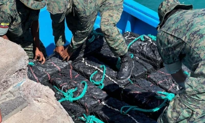 Los 'narcolanchas' fueron capturadas entre el domingo y el lunes / Foto: cortesía FF.AA.