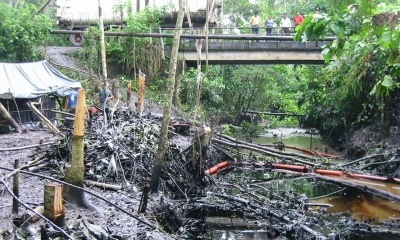 Los derrames petroleros continúan imparables en la Amazonía de Ecuador / Foto El Oriente