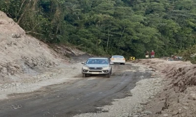  La vía emergente Baeza-Lago Agrio se encuentra parcialmente habilitada / Foto: Cortesía ministerio de Transporte