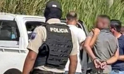 La Policía capturó a Jhonkeiler M., presunto asesino en Yantzaza / Foto: cortesía Policía Nacional 