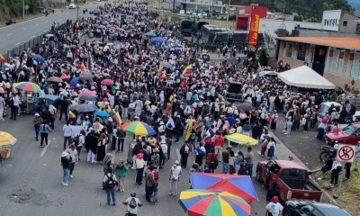 La protesta comenzó el 22 de septiembre contra la eliminación del subsidio al diésel / Foto: cortesía Conaie 