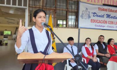 436 estudiantes son beneficiados con obras en la Unidad Daniel Martínez de Zamora/ Foto: Cortesía Ministerio de Educación