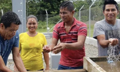 Centros poblados de la comunidad Boca Tiputini contarán con 3 plantas de agua potable / Foto: cortesía Petroecuador