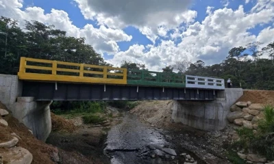 La obra forma parte del proyecto vial El Dorado – Guayzimi / Foto: cortesía Prefectura de Zamora Chinchipe
