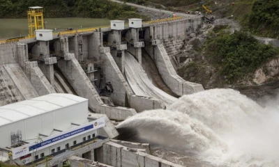 La Corporación Eléctrica del Ecuador (Celec) informó que a las 14:00 la planta registró 1.989 partículas por millón de sedimentos / Foto: cortesía Celec