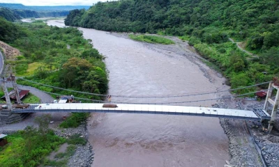 Un puente colgante unirá a Pastaza y Morona Santiago / Foto: cortesía Sedemi