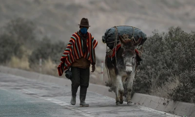 Continúan explosiones en Sangay cuya ceniza afectó 6 provincias / Foto: EFE
