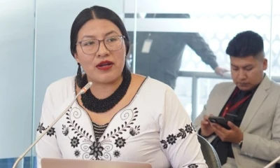 Carmen Tiupul, segunda vicepresidenta de la Asamblea, fue expulsada de Pachakutik / Foto: cortesía Carmen Tiupul