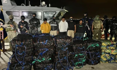 La afectación a las organizaciones criminales por la incautación de este miércoles asciende a unos 50 millones de dólares en Ecuador / Foto: cortesía John Reimberg