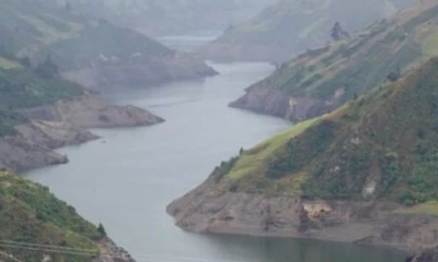 Desde el 1 de diciembre, la cota del embalse de Mazar cayó alrededor de 14 metros / Foto: cortesía