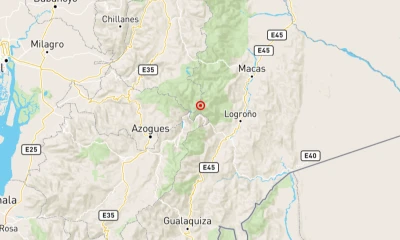 Ocurrió a 34,97 kilómetros de la localidad de Sucúa / Foto: cortesía Instituto Geofísico